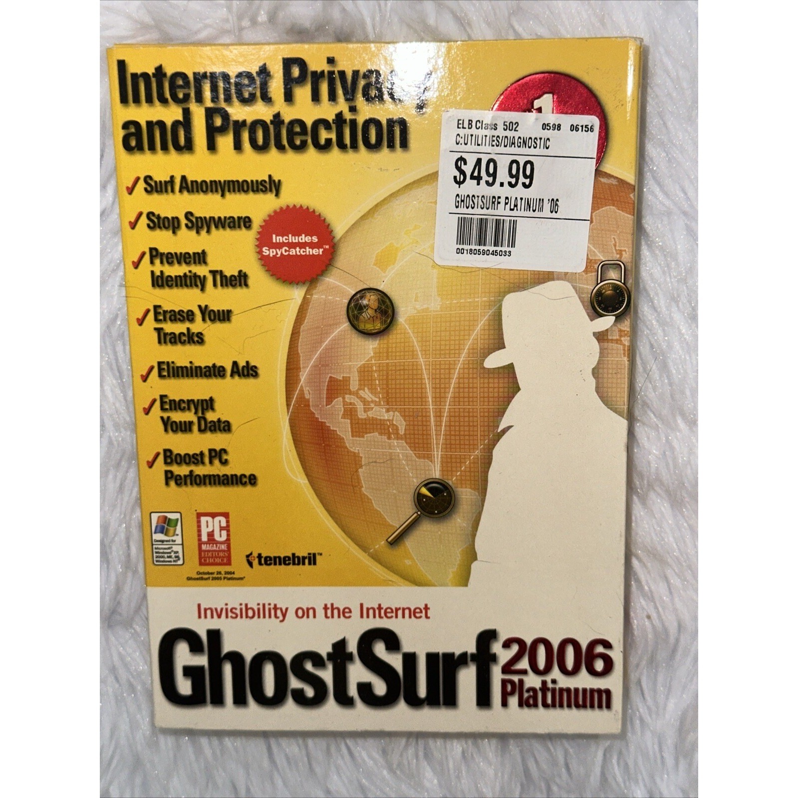 Tenebril GhostSurf 2006 Platinum Internet Privacy Protection PC Software