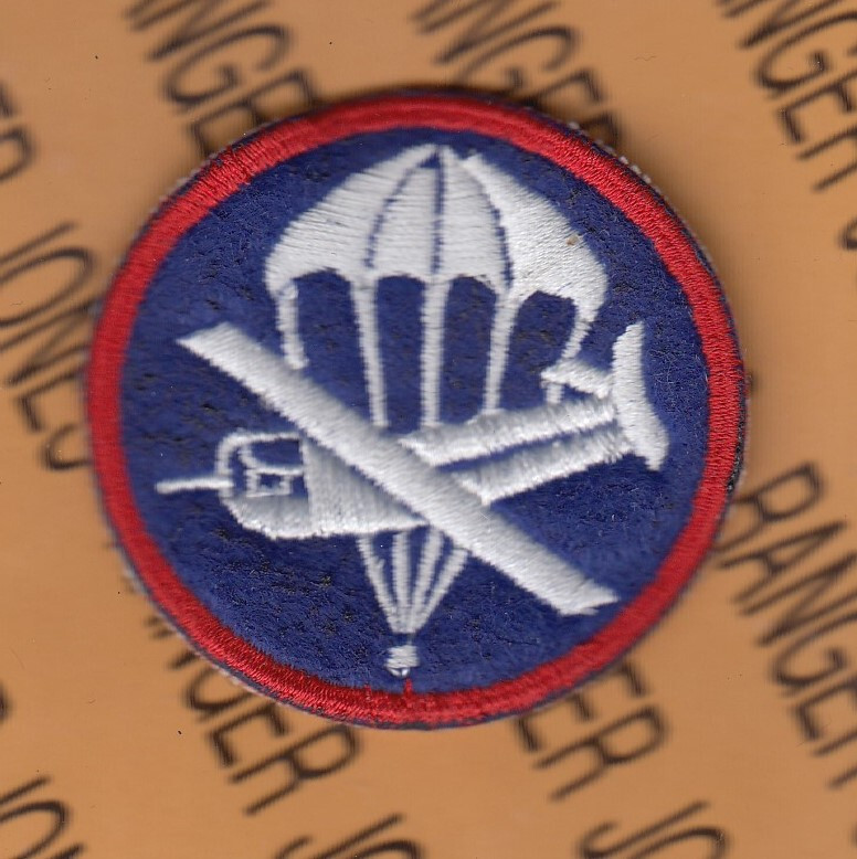 US Army Airborne Parachute Glider Waco Enlisted ~2" Hat cap patch #78 c/e