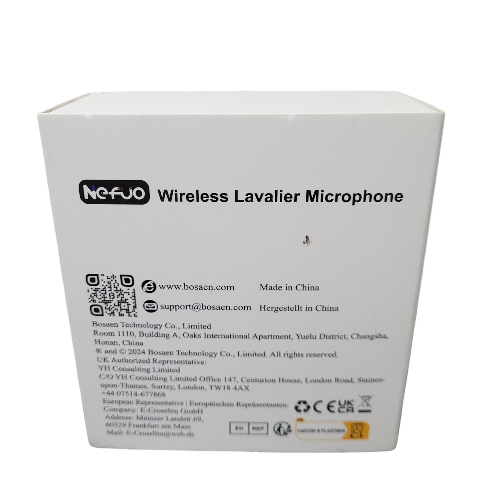 Professional Wireless Lavalier Microphones w/ Charging Case Missing Receiver