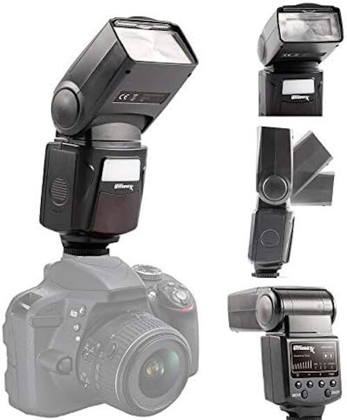 DEDICATED SPEEDLITE FLASH + REMOTE FOR CANON EOS REBEL T100 SL1 SL2 SL3 80D 90D