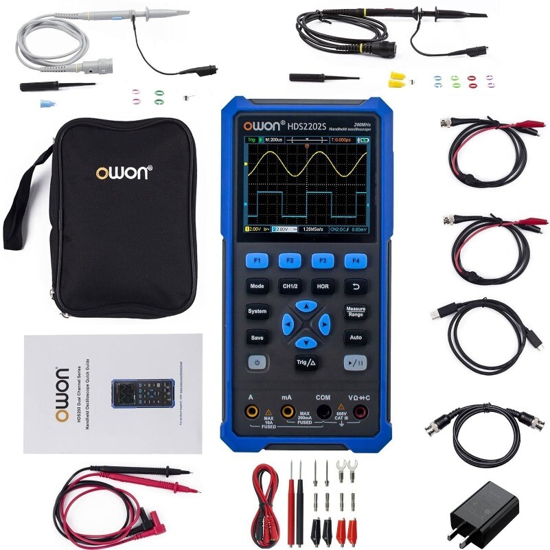 HDS2202S Handled Digital Oscilloscope for OWON HDS200 Series High Performance--