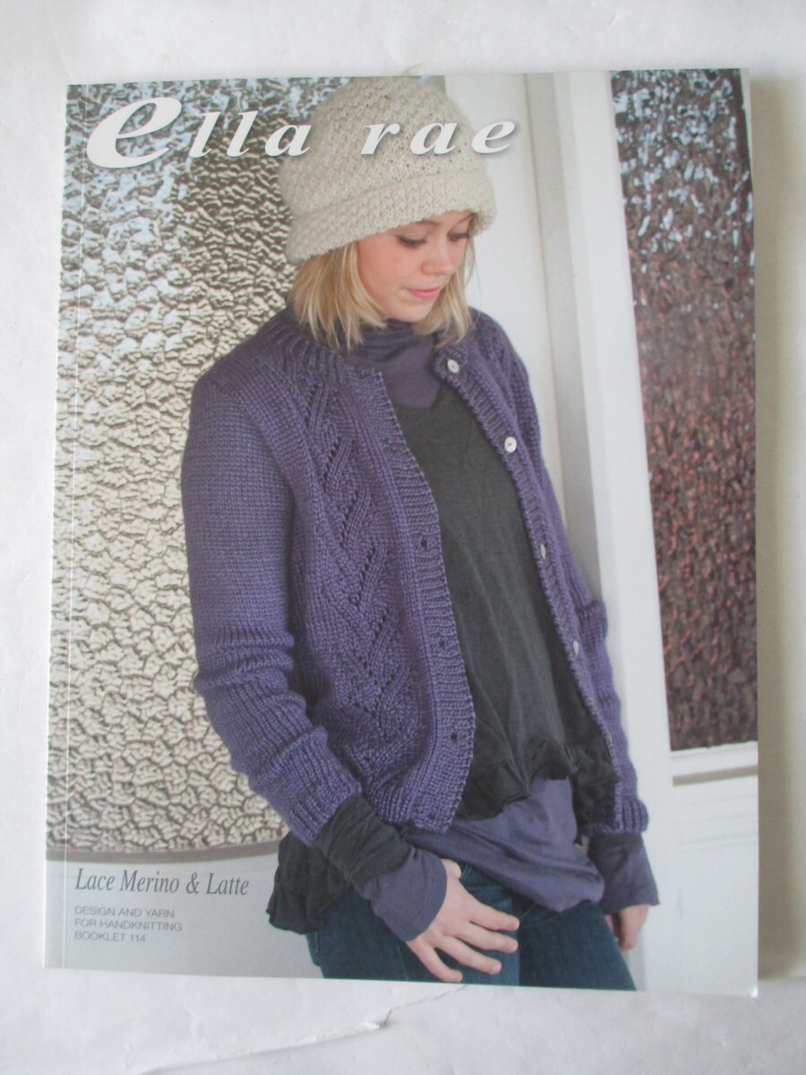 Ella Rae handknitting booklet 114 Lace Merino & Latte
