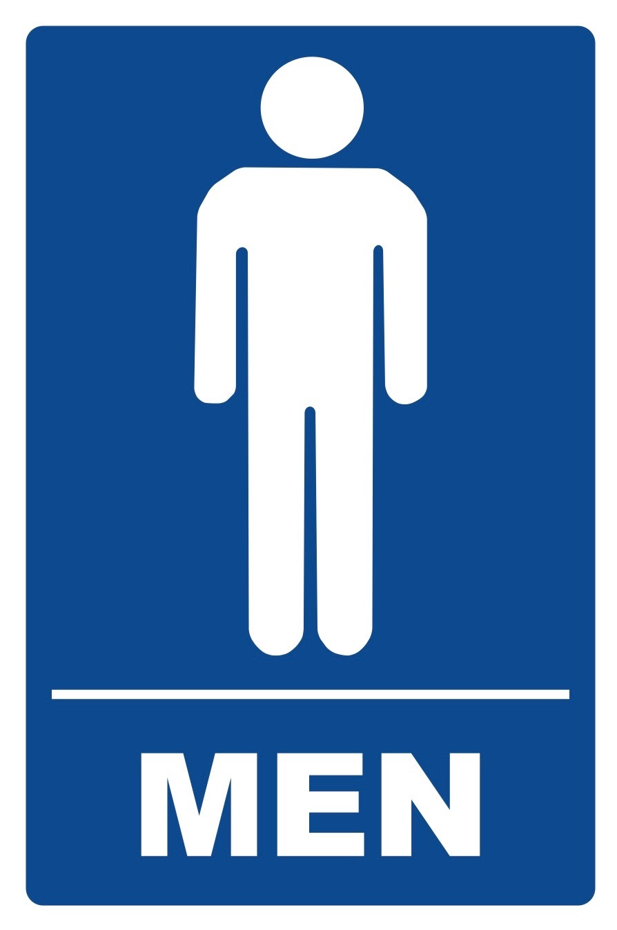 MENS BATHROOM - SIGN - #PS-450