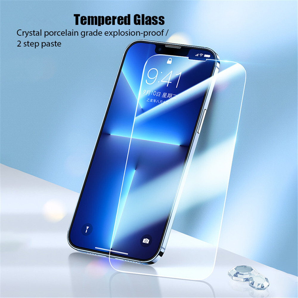 Front + Back Tempered Glass Screen Protector For iPhone 17e Air 16e 14 Pro 15 SE