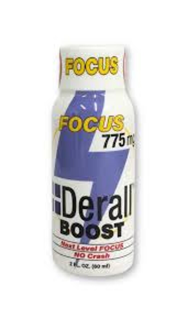 Derall Boost Next level FOCUS 775mg 2oz Shots - 6 Bottles