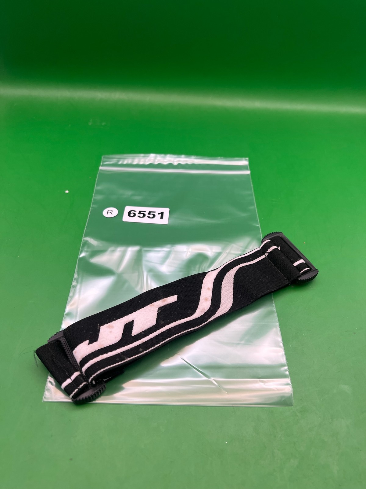 JT Goggle Mask Replacement Strap Black White