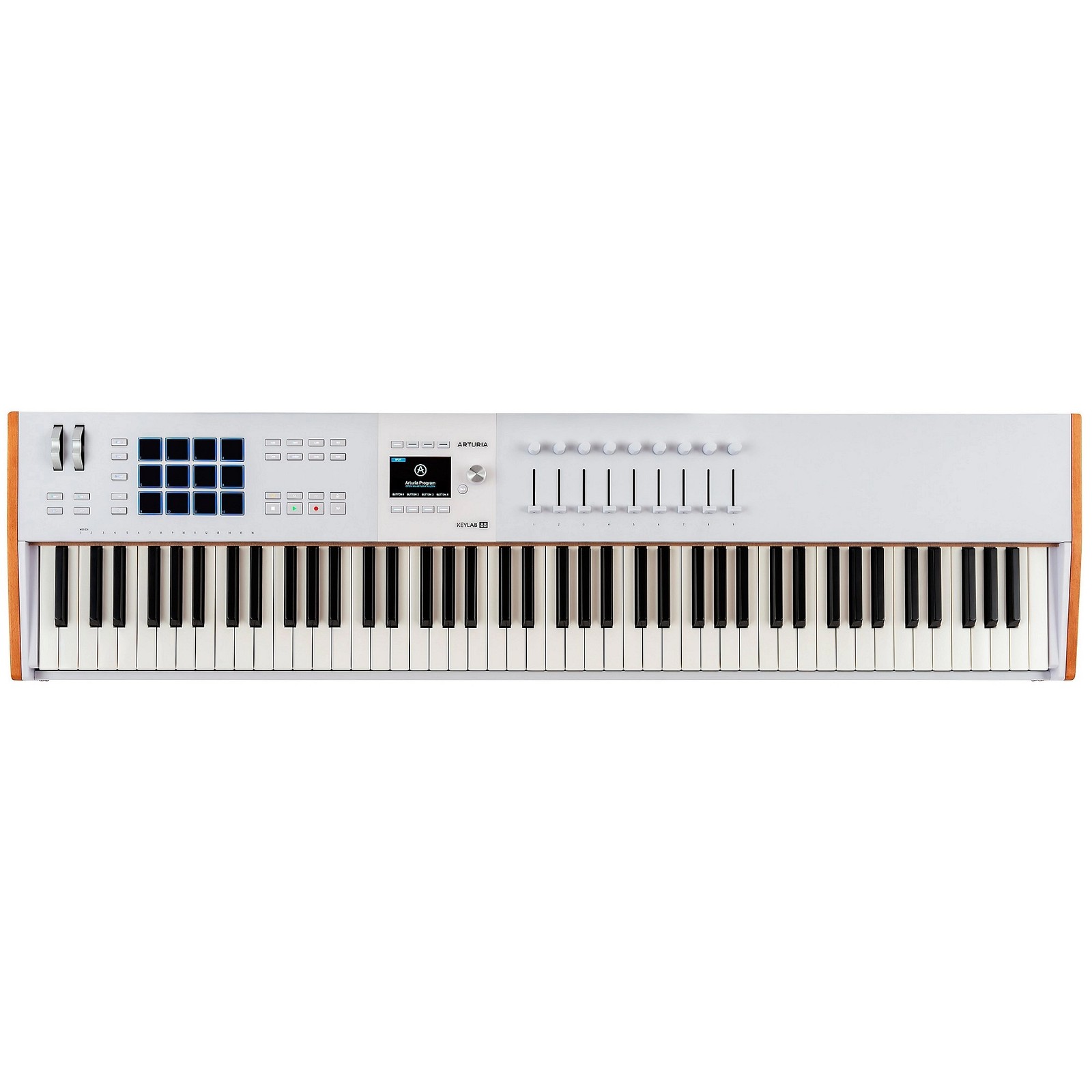 Arturia KeyLab 88 mk3 Keyboard Controller - White - Missing Knob