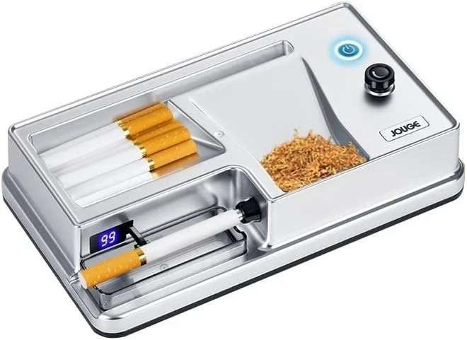 Electric Cigarette Rolling Machine, Portable Tobacco Injector Machine can Grind
