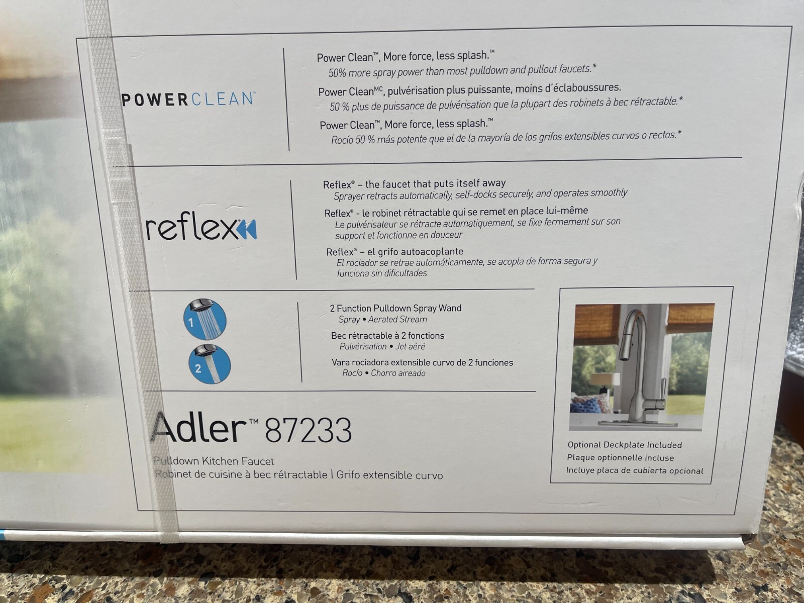 NEW!! Moen Adler One-Handle Pulldown Kitchen Faucet - Polished Chrome (87233)
