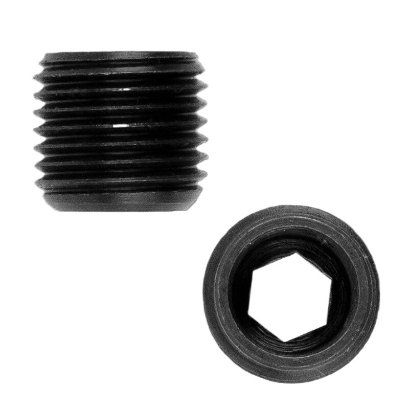 GrovTech GTHM279 Heavy Duty Push Button Base Full Rotation Threaded Black Oxide