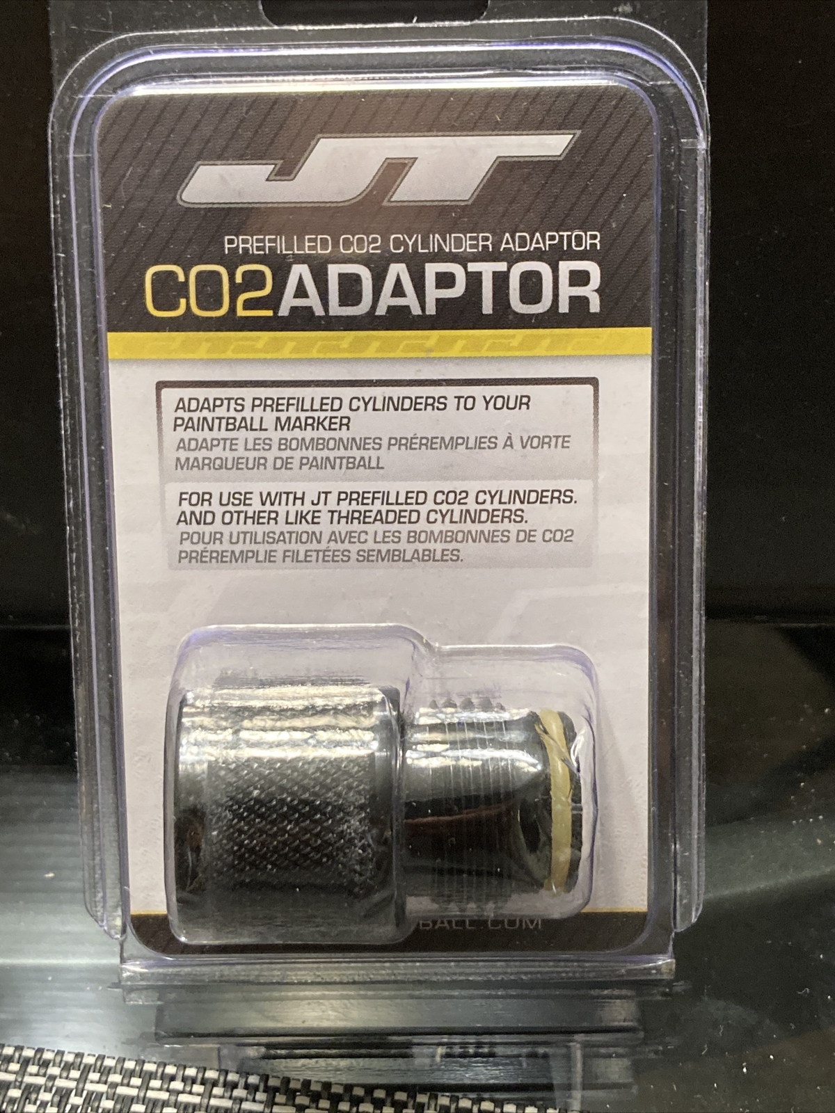JT CO2 Paintball Tank Adapter for 90g Pre-Filled CO2 Tanks