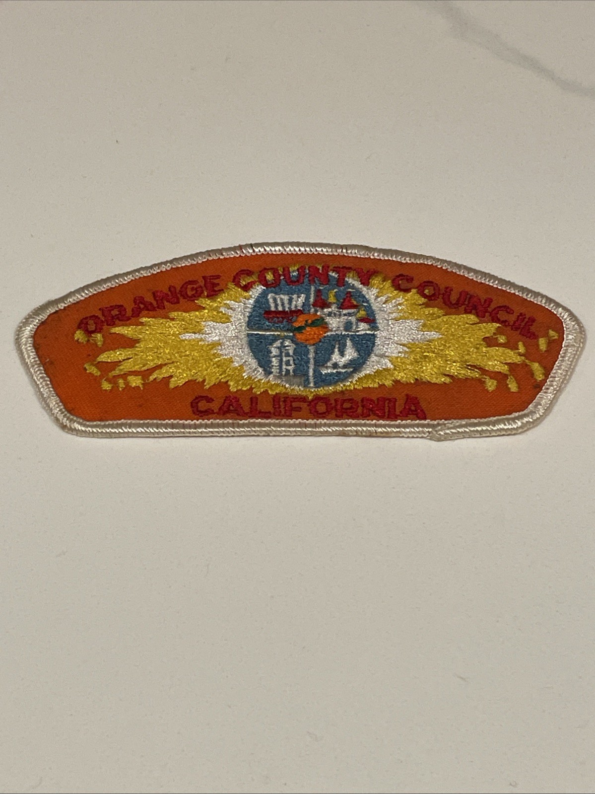 Orange County Council California Patch Vintage Authentic