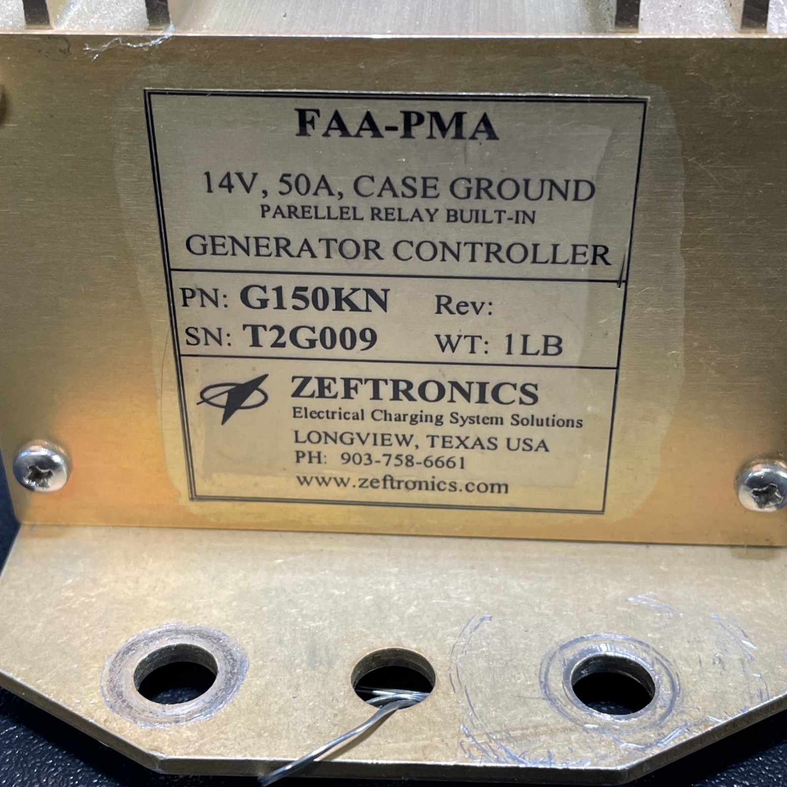 Zeftronics 14V Generator Controller - G150KN