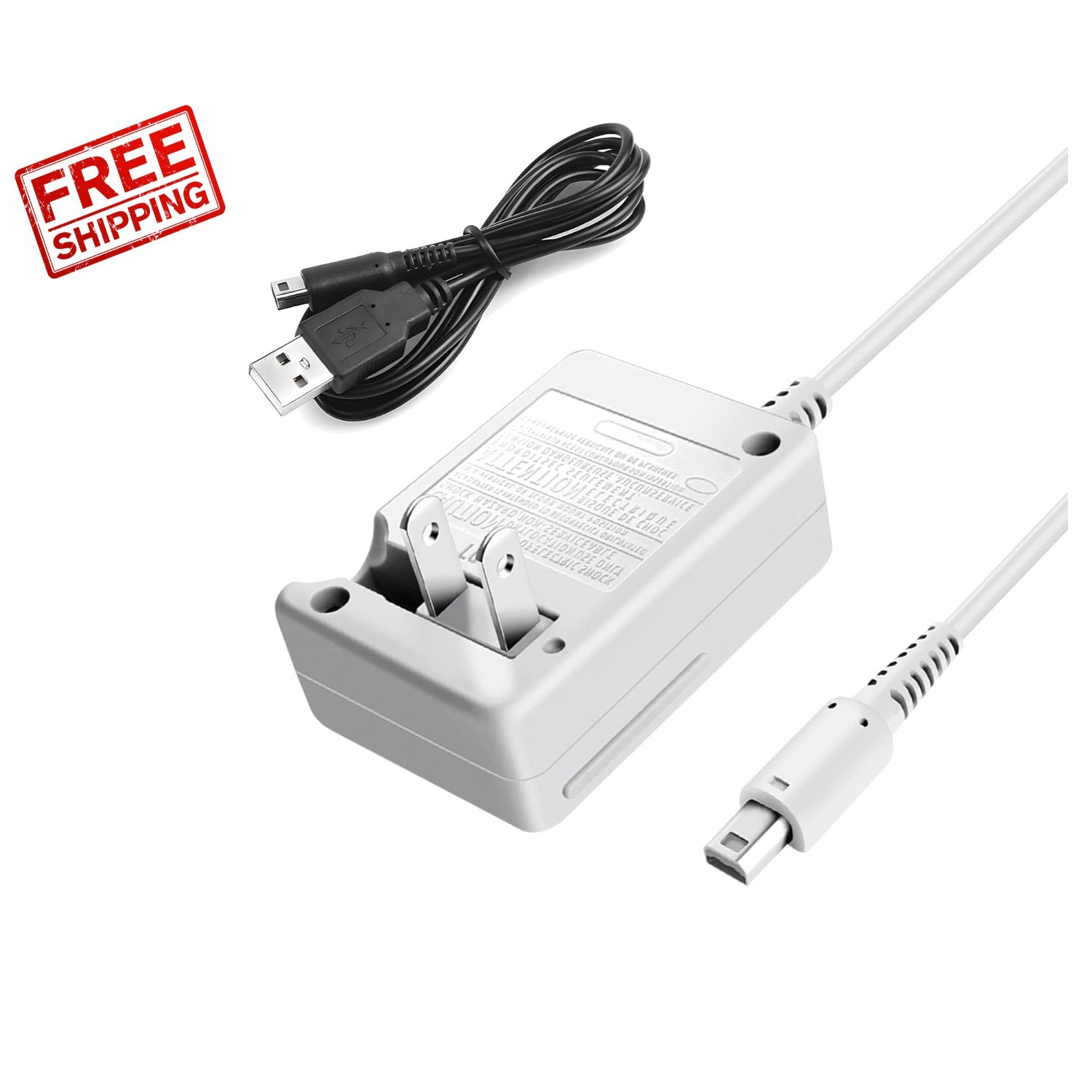 Extended  3DS Charger - Reinforced Cord for Comfortable Gaming Anywhere
