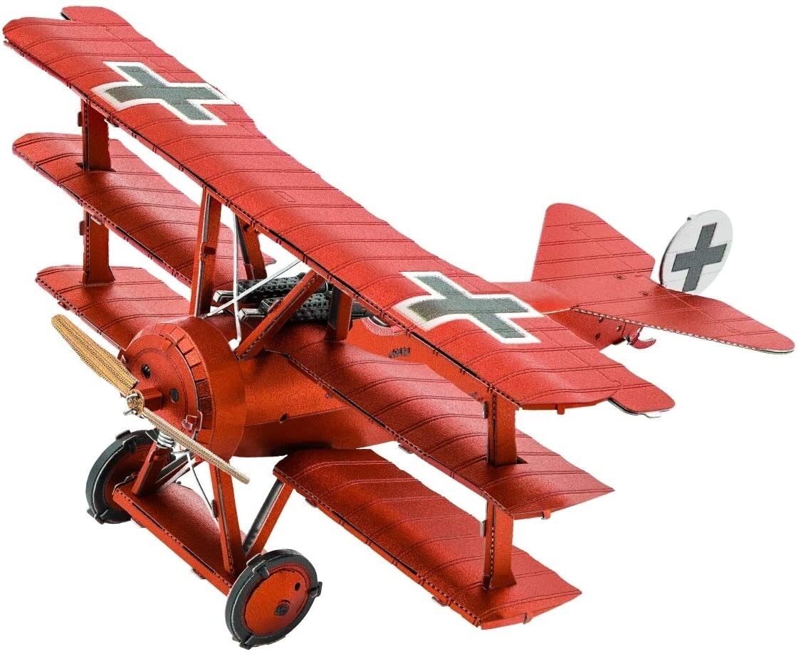 Metal Earth Fokker DR.I Triplane 3D Metal Model + Tweezers 12101