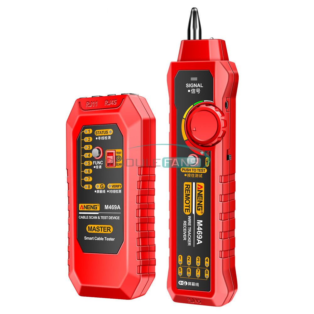 ANENG M469A Multifunctional Network Cable Tracker Networking Analyzer RJ45 RJ11