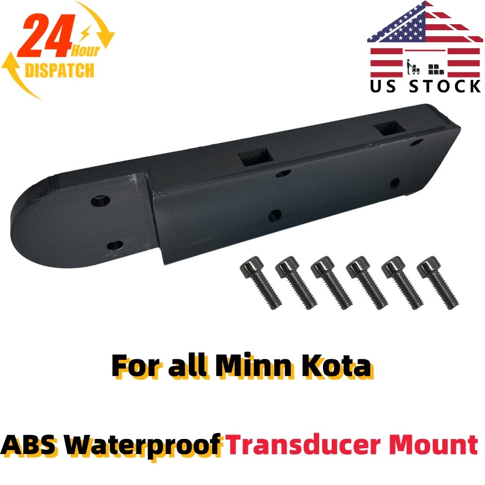 For Lowrance Active Imaging 3-In-1 Transducer Mount Minn Kota ABS Waterproof