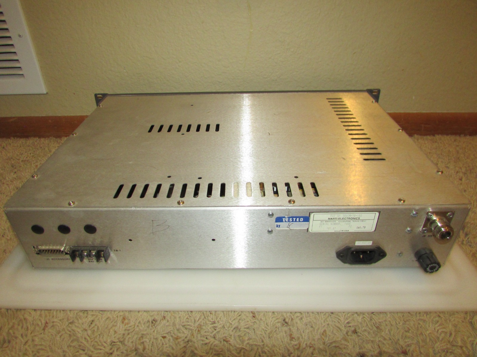 Marti Electronics Model CR-10 RPU Broadcast Remote Pickup Receiver