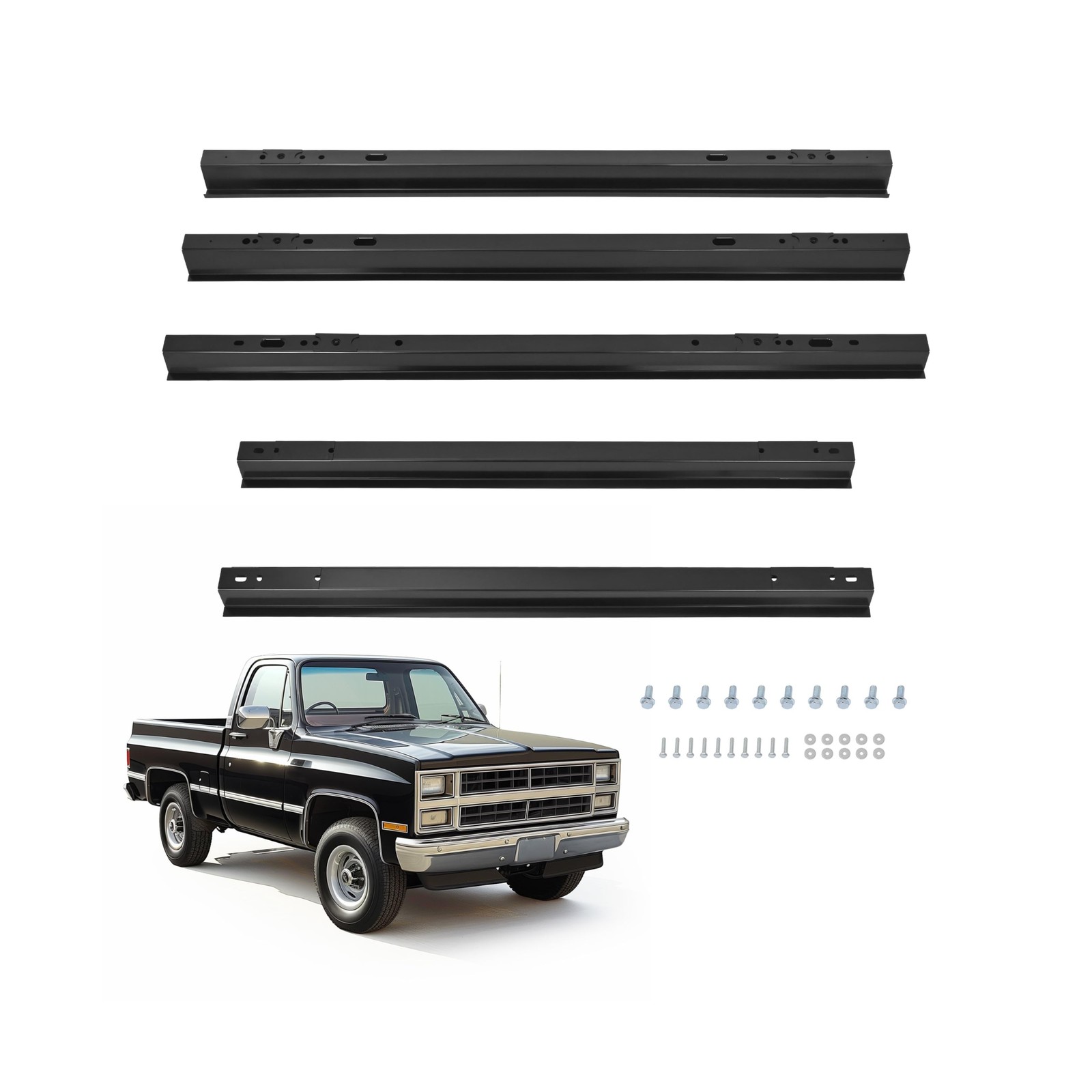 Truck Bed Floor Support Crossmember Compatible with 1988-2000 Chevy/GMC C1500...