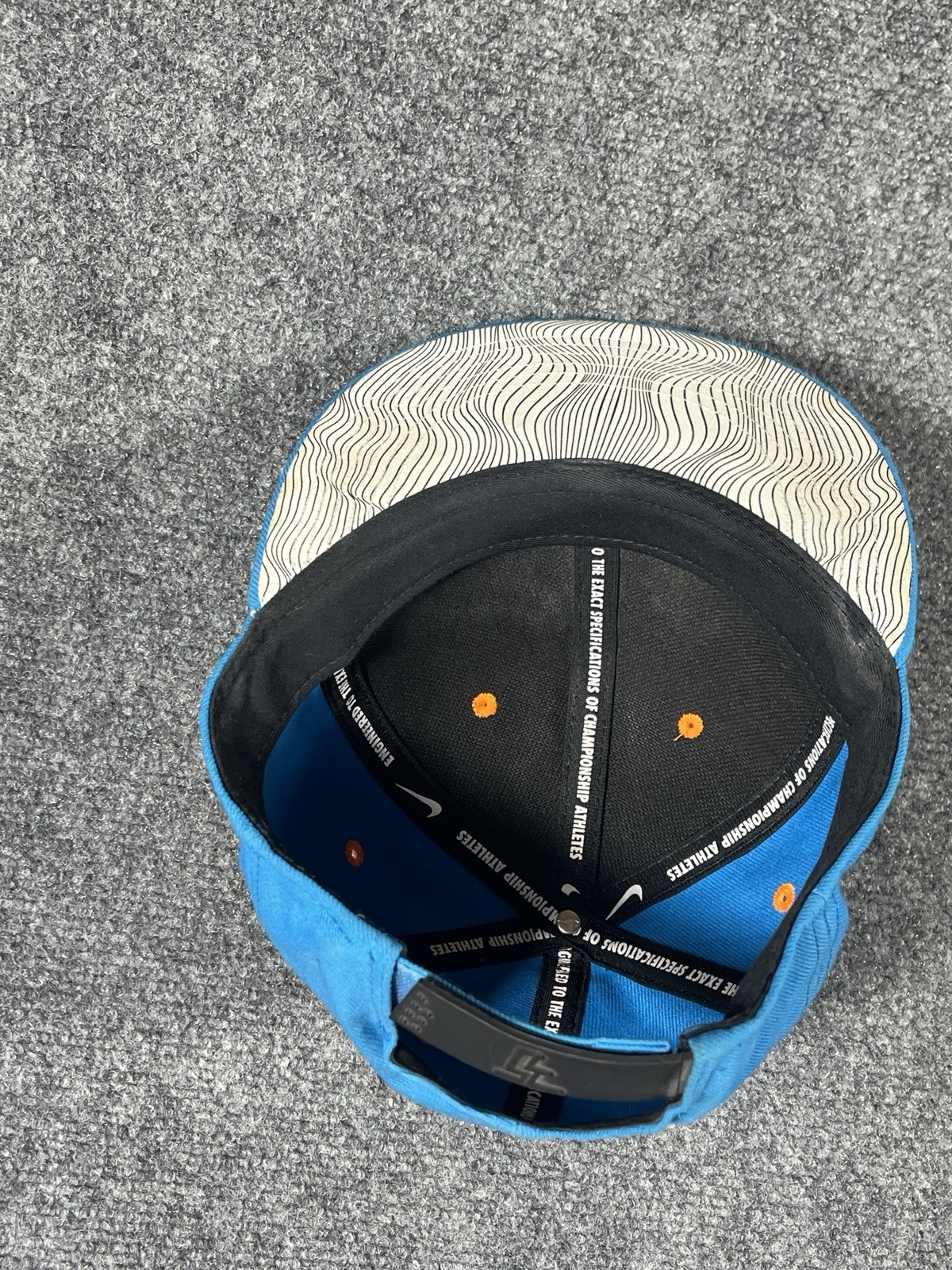 Nike KD Hat Youth Kids One Size Fits Most Strapback Blue Basketball Sports Boys