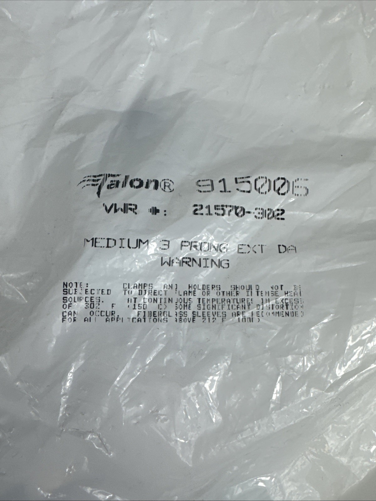 Talon Medium 3 Prong Ext Da 915006 Brand New Lab