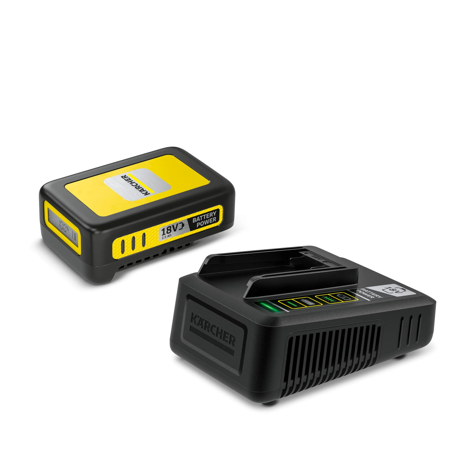 KÄRCHER 2.445-029.0 Starter Kit Battery Power 18V 2.5Ah Fast Charger Lithium-Ion