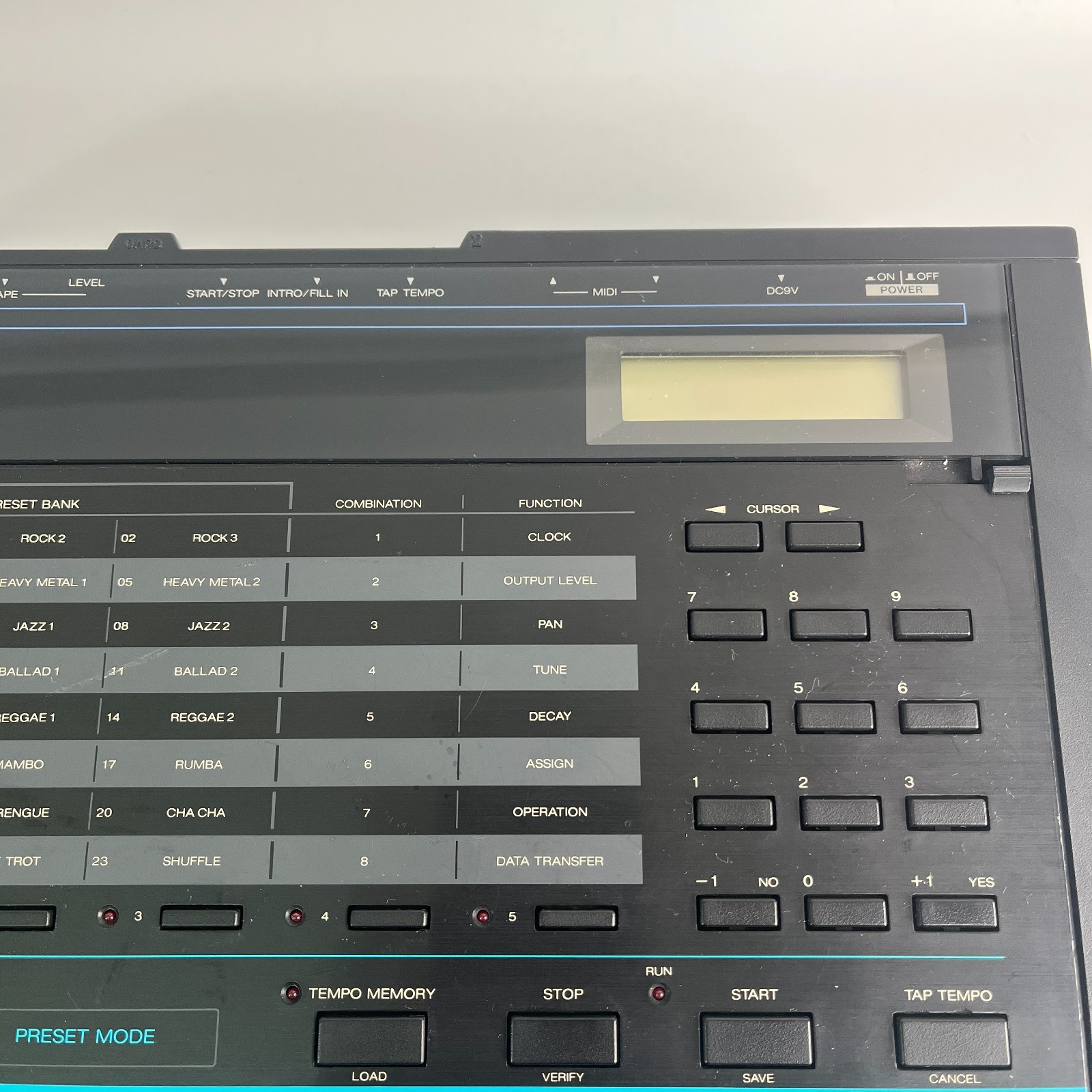 KORG DDD-5 Drum Machine Rhythm Machine Dynamic Digital Drums - Tested & Working