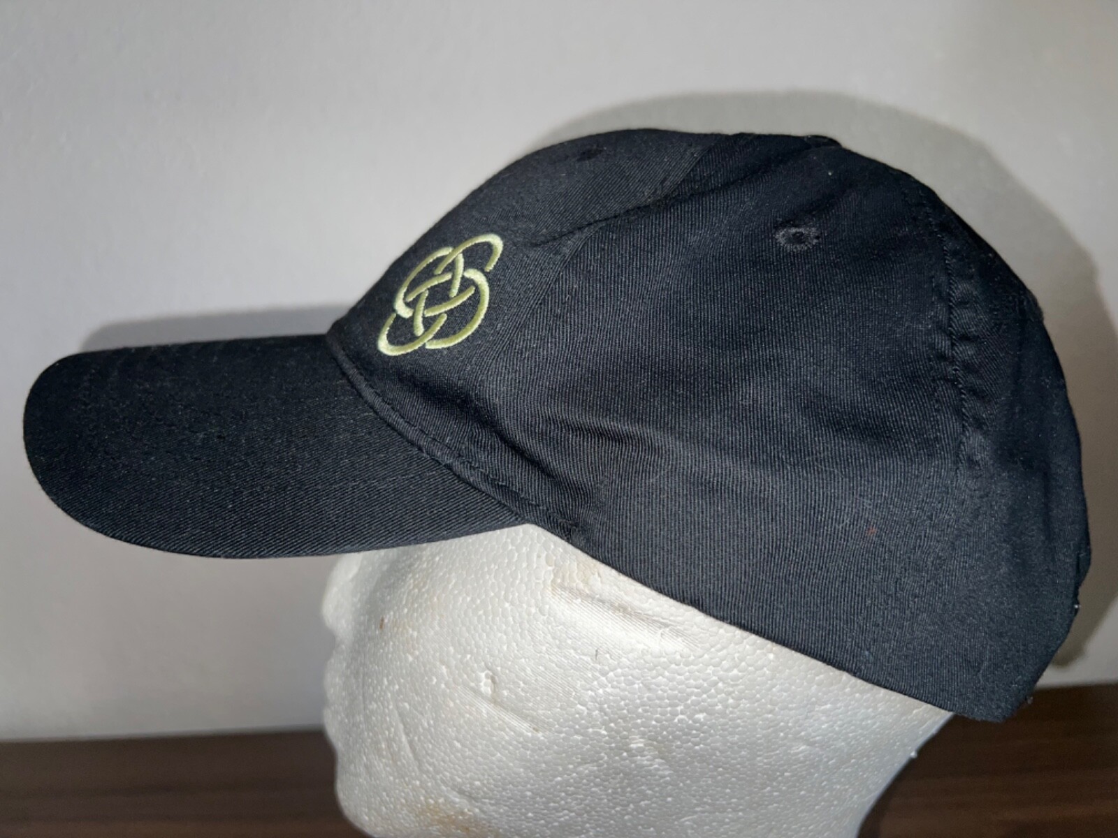 Life Care Services Logo Black Hat Cap Hook Loop Unbranded EUC
