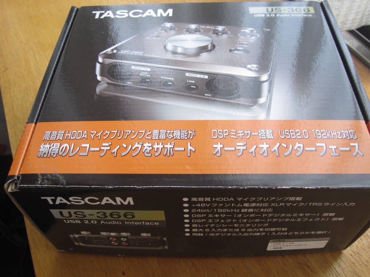 TASCAM US-366 4-In/6-Out or 6-In/4-Out USB Audio Interface #0006