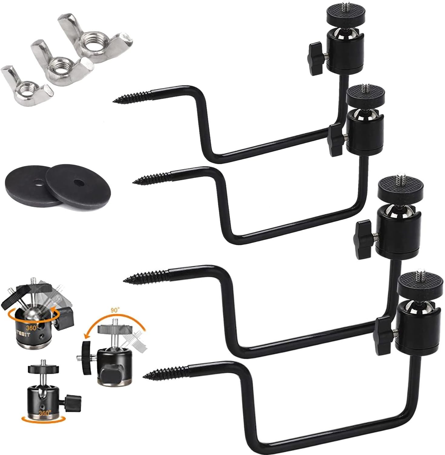 Trail Camera Mount Game Camera Mount Trail Camera Mounts Screw in Tree 1 or 4 Pc