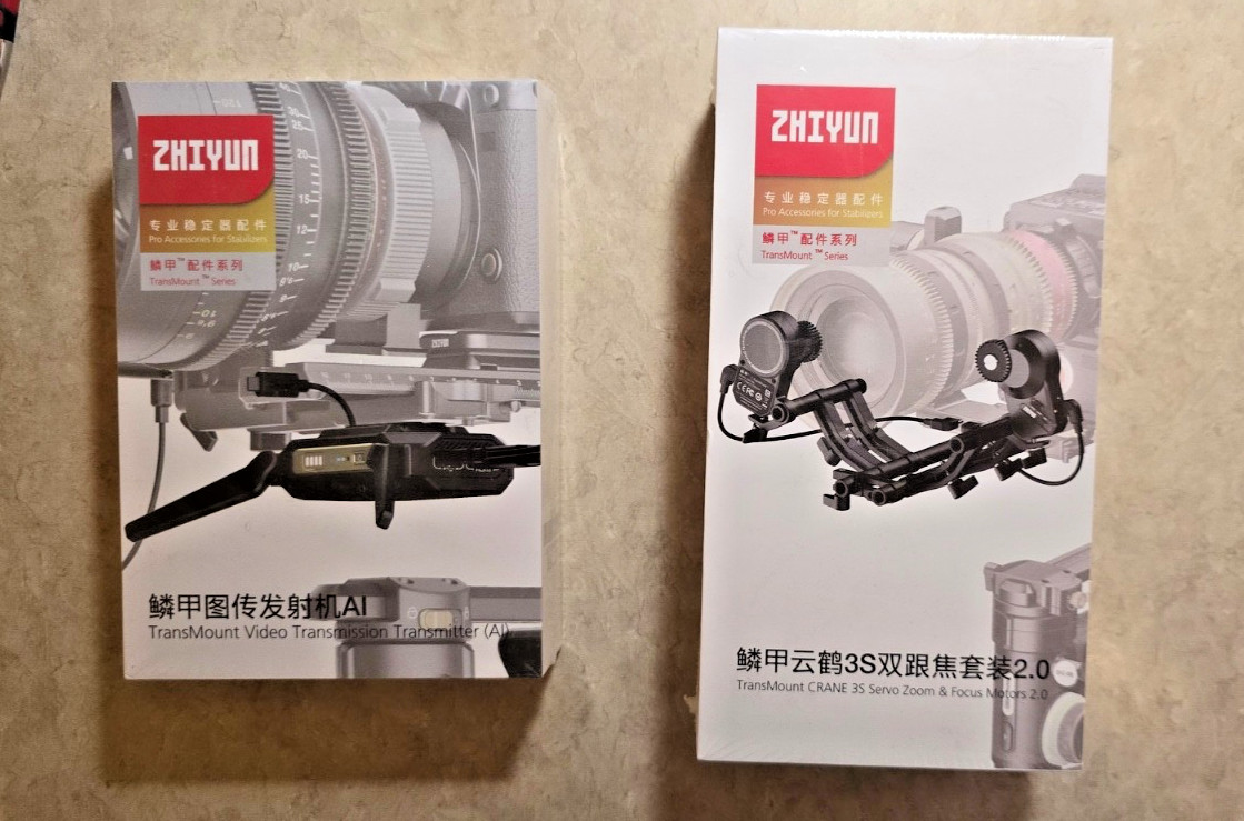 Zhiyun 3S Pro Handheld Crane Stabilizer servo zoom motor & video transmitter