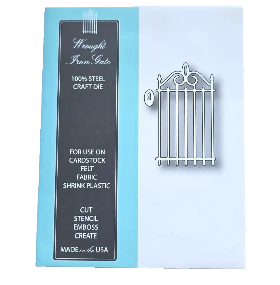 WROUGHT IRON GATE Memory Box 98225 Cutting Dies House Home Garden Fence um332