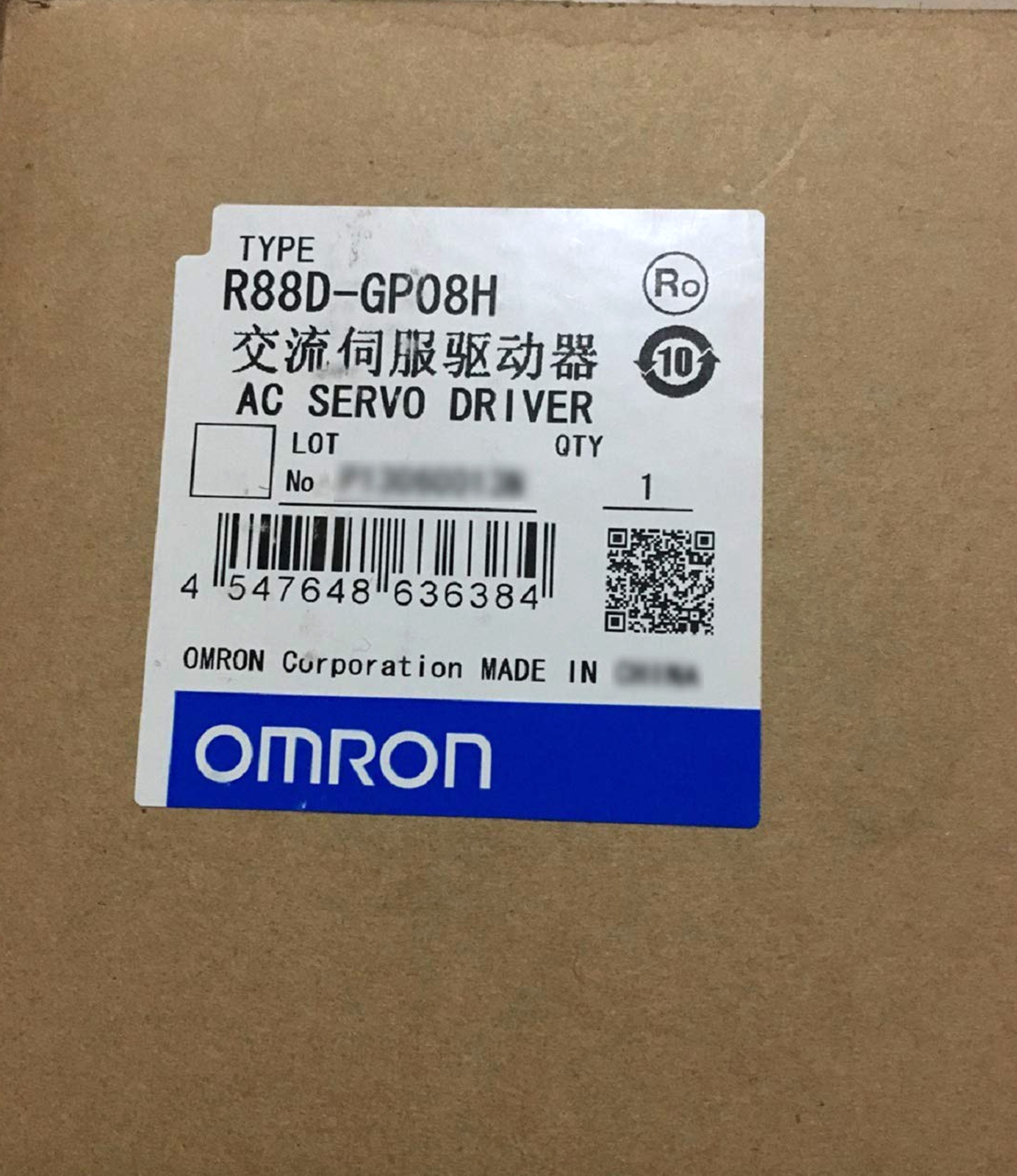 NEW OMRON R88D-GP08H AC Servo Drive