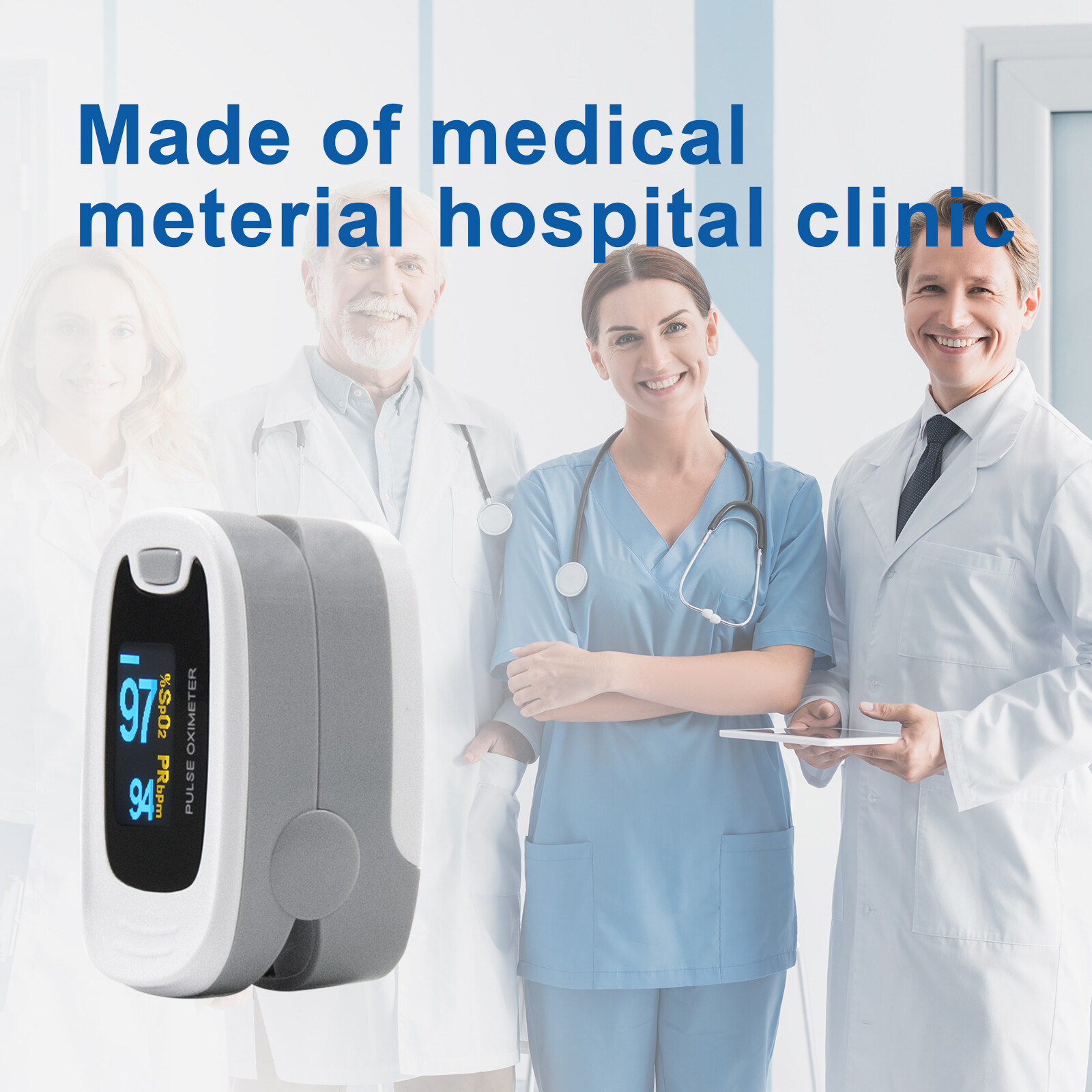 OLED Finger Pulse Oximeter Blood Oxygen Meter Heart Rate SpO2 Monitor Sensor FDA