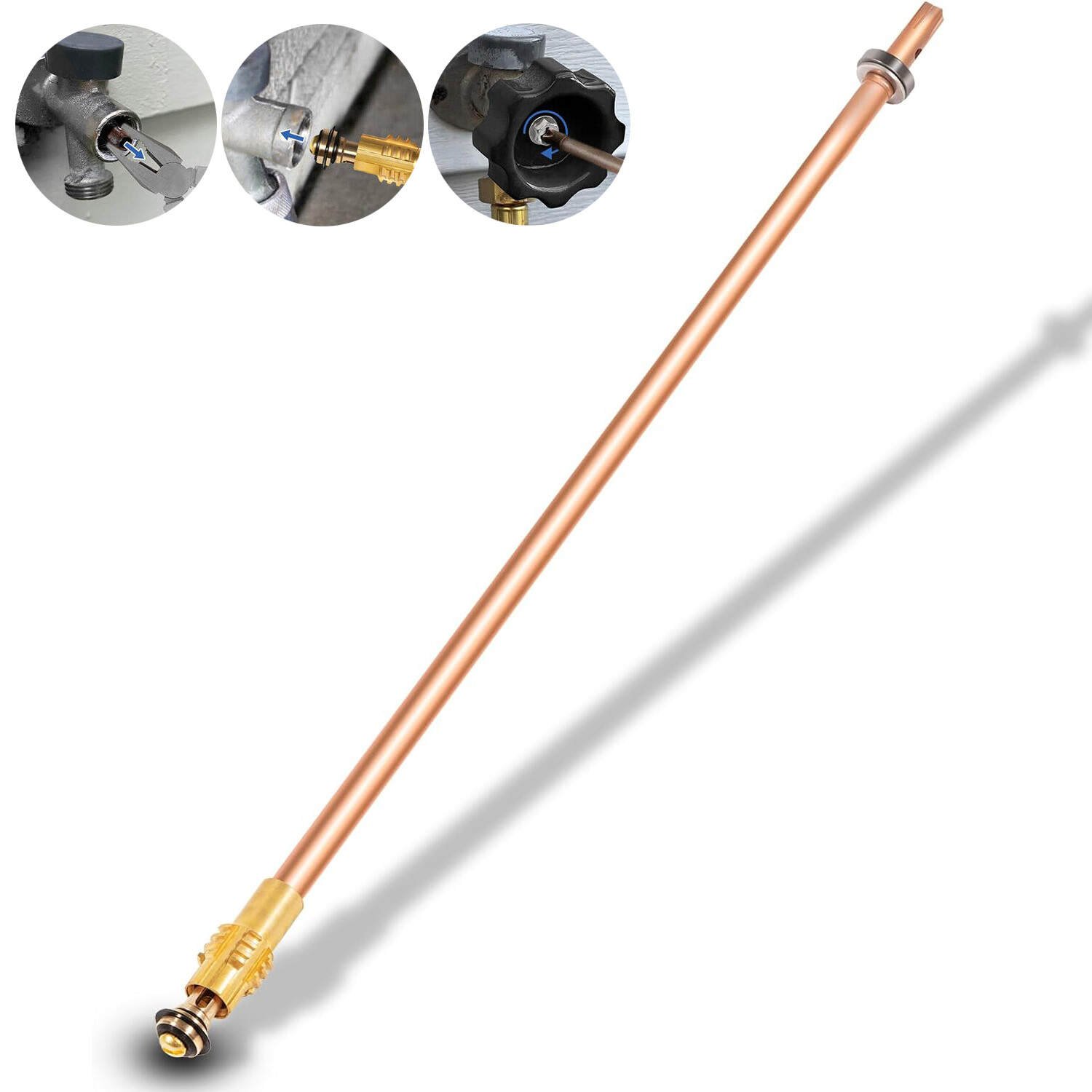 For Mansfield 500 Series Style Stem Assembly 123-0095 Fits For 12-Inch Sillcock