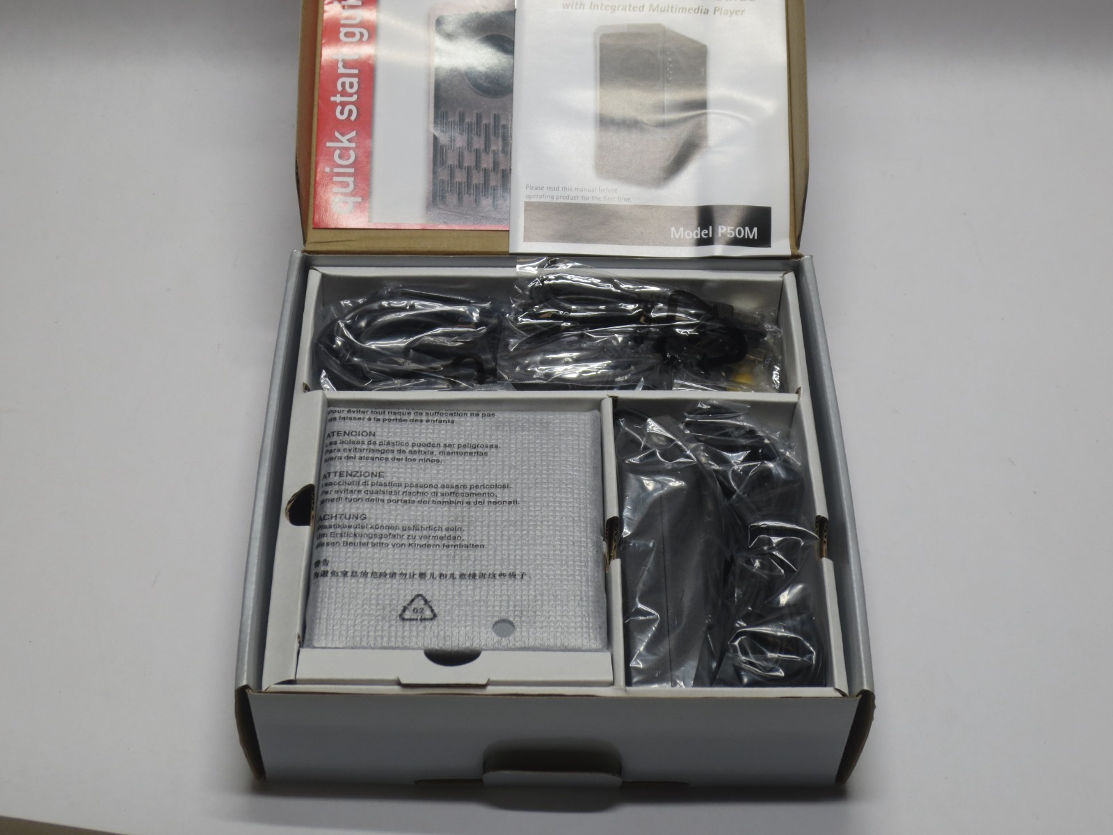 RCA P50M Mini SVGA Pico Mini Projector - New Open Box