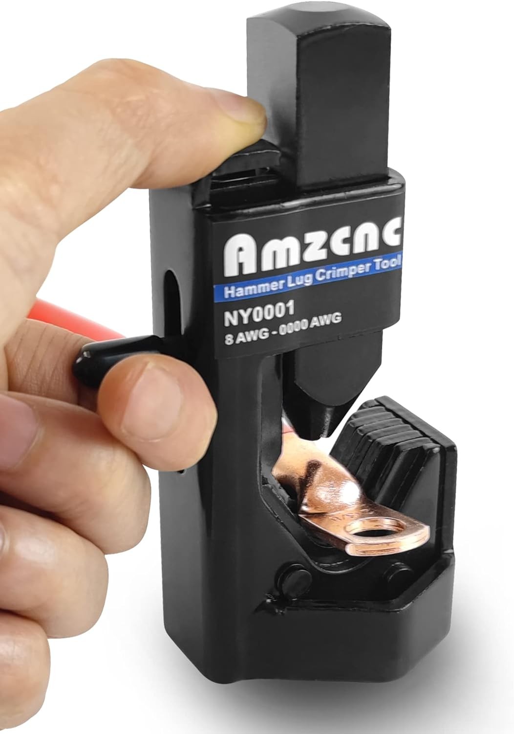 Hammer Lug Crimper Tool - 0000 AWG Battery and Welding Cables( 8 AWG TO 4/0 Wire