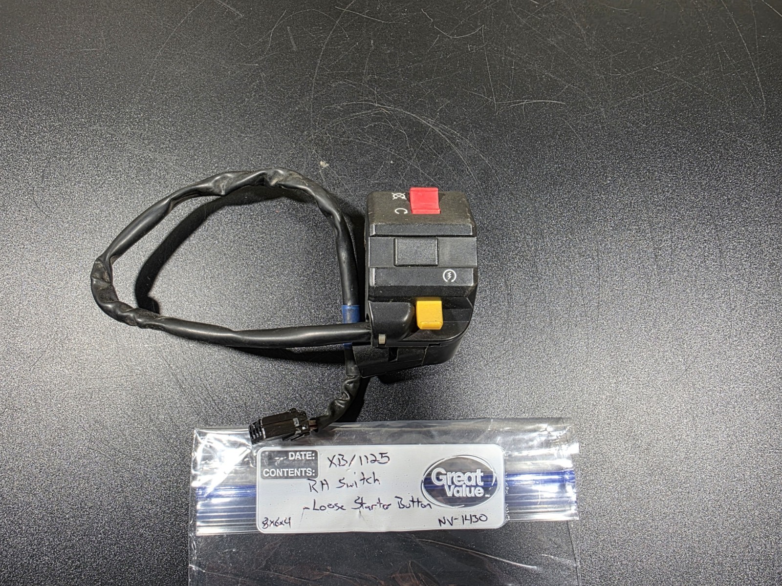 Buell XB9 XB12 Lightning Firebolt Ulysses Right Handlebar Switch #NV-1430