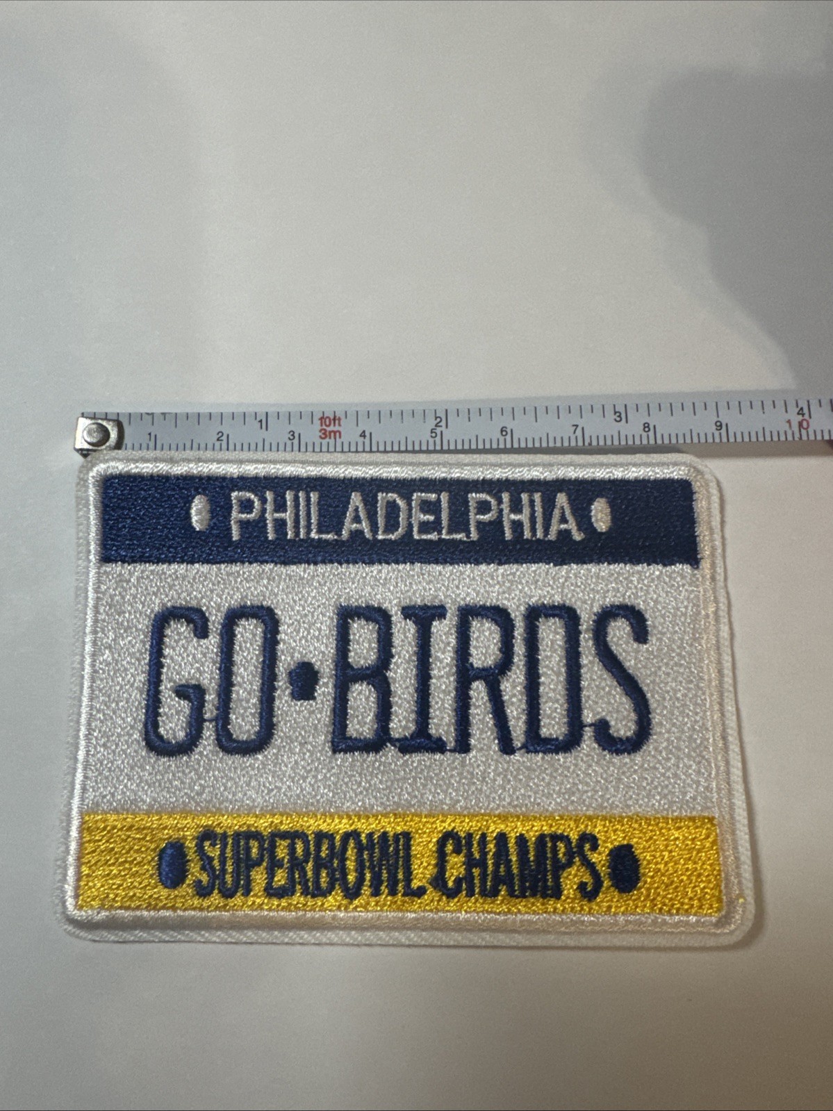 Eagles Go Birds Pa License Plate Iron On Patch