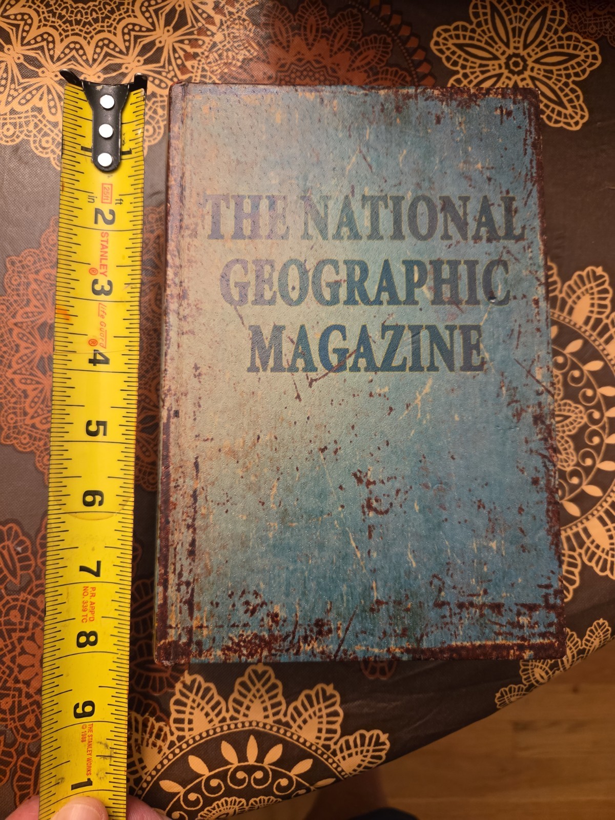 Secret Storage Box Faux National Geographic Book