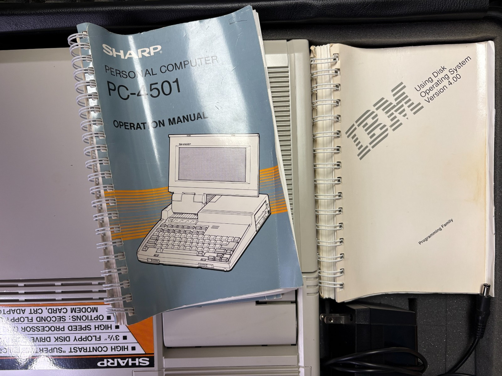 Sharp PC 4501 Personal Computer Manual Cord - Tested