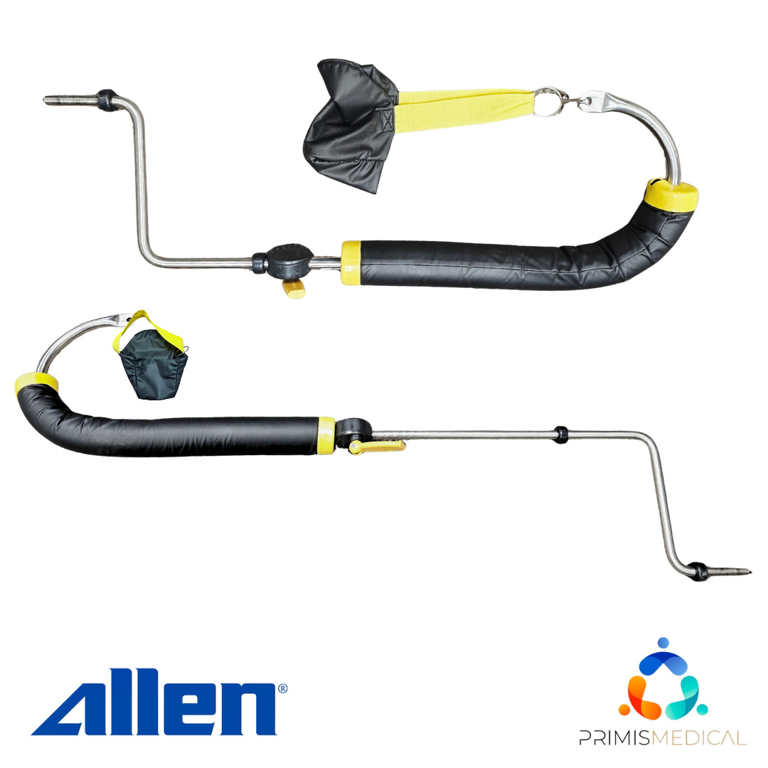 Allen Medical Systems Traction Stirrup Hip Positioning System Components Pair