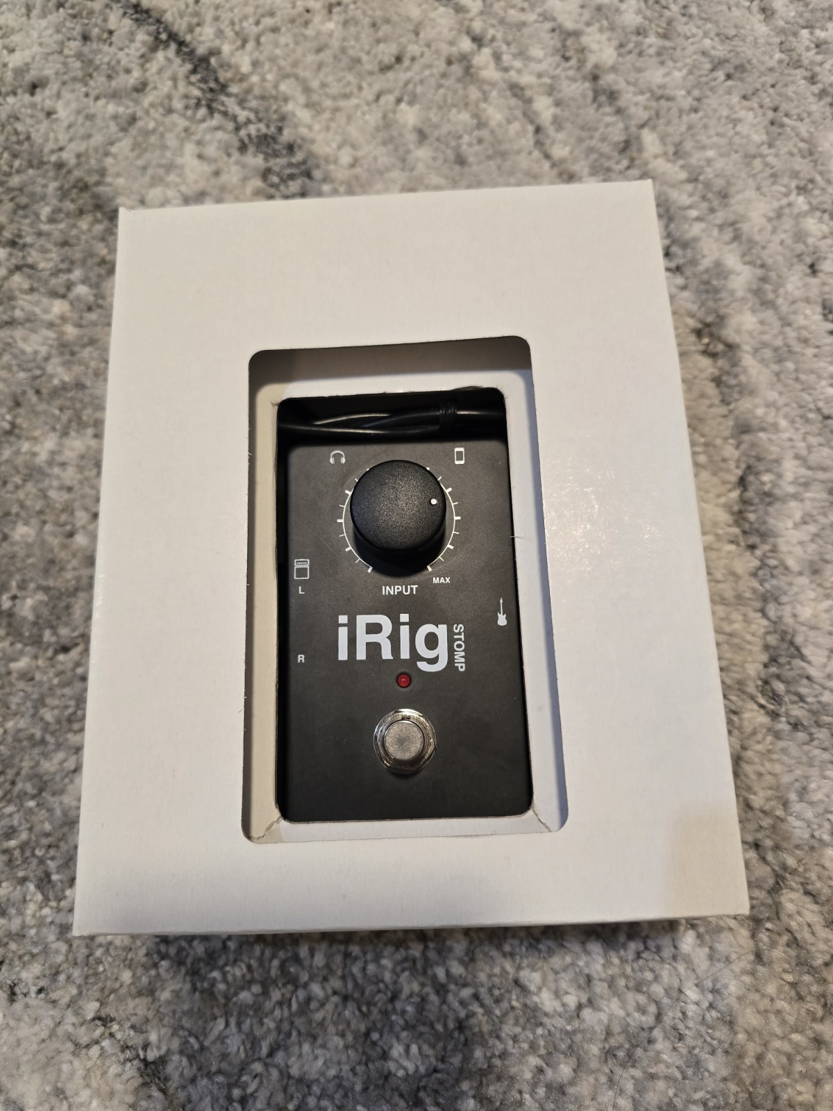 IK Multimedia iRig Stomp iOS Stompbox Guitar Interface EX