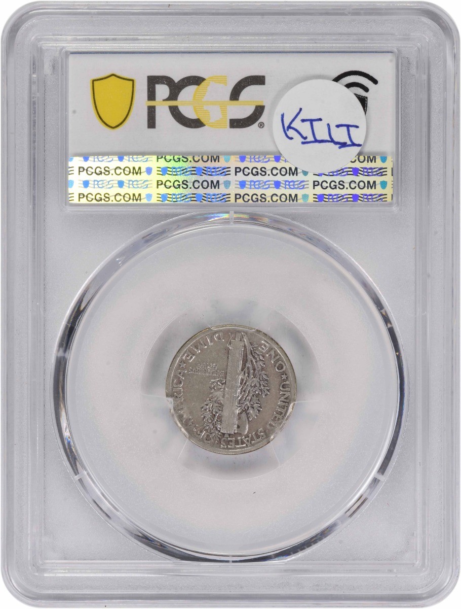 1942/1 Mercury Silver Dime VF25 PCGS