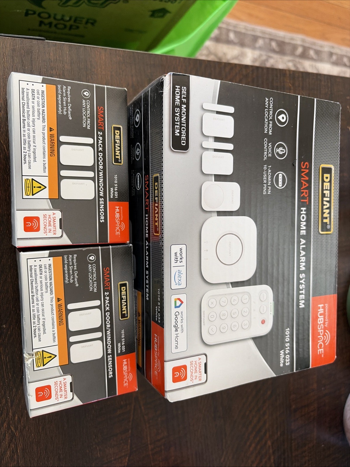 Defiant Smart Home Alarm System w/ WiFi & Bluetooth + 4 Extra Window Sensors NIB
