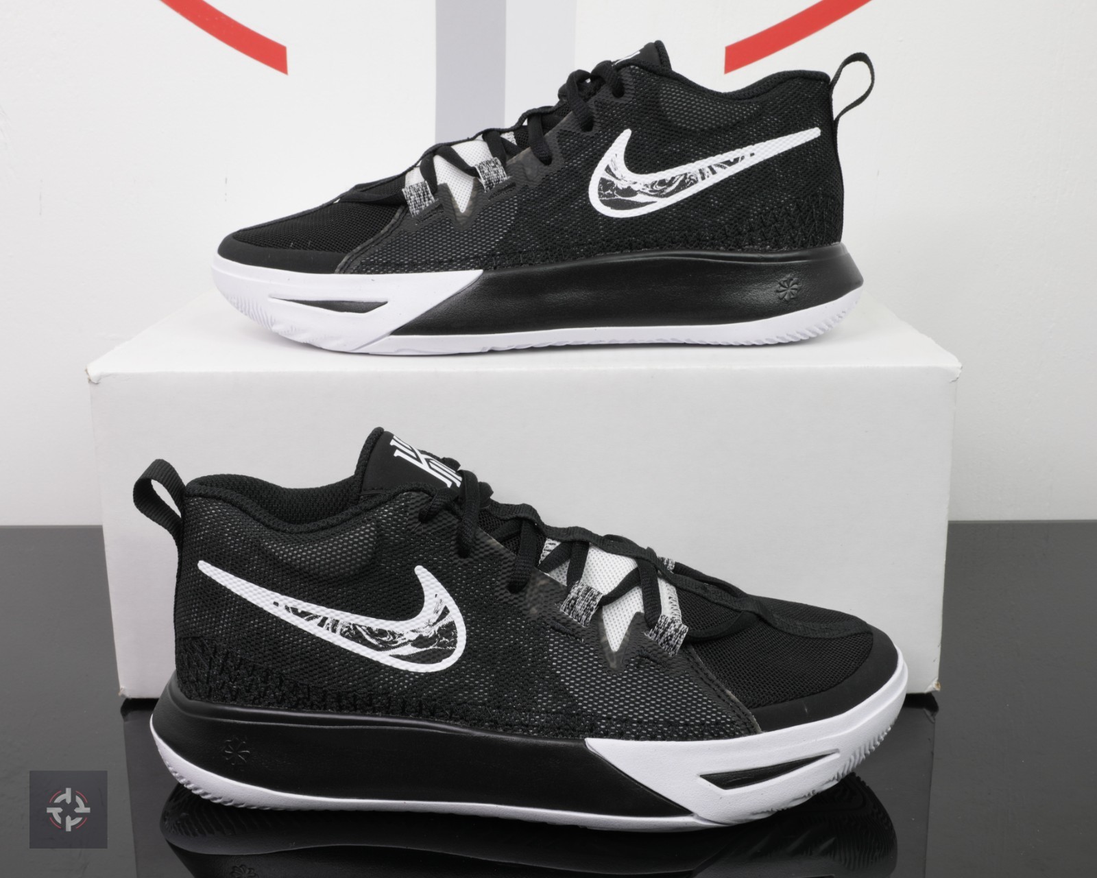 Nike Kyrie Flytrap 6 Black White Athletic Shoes Youth Size 5Y-7Y (DQ8094-009)