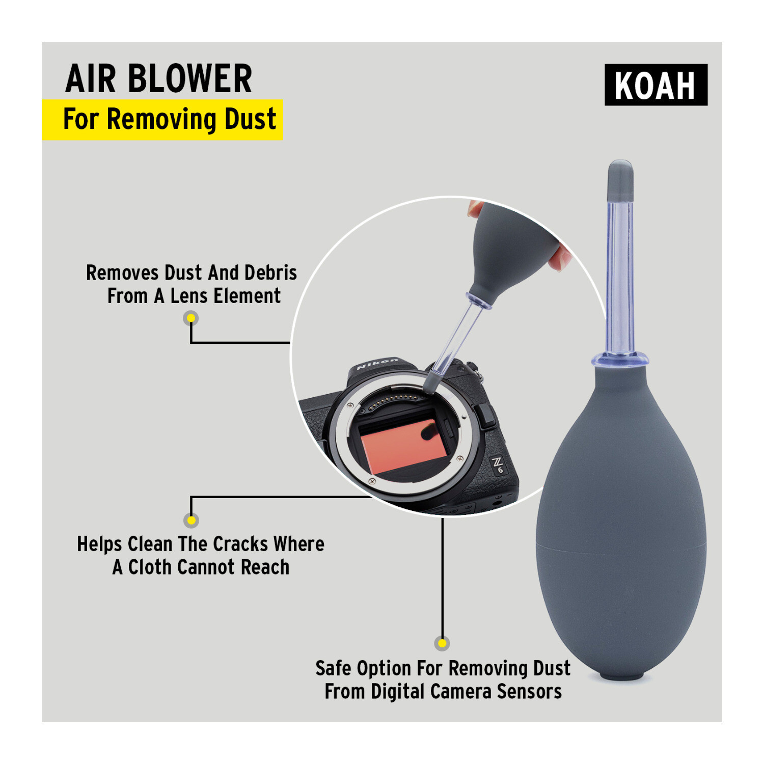 Koah Holster Camera Case and Accessory Bundle for DSLR, Mirrorless, & Camcorders