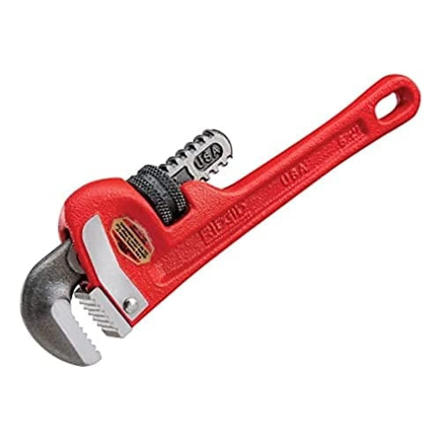 RIDGID 31010 Model 10 Heavy-Duty Straight Pipe Wrench, 10-inch Plumbing Wren...