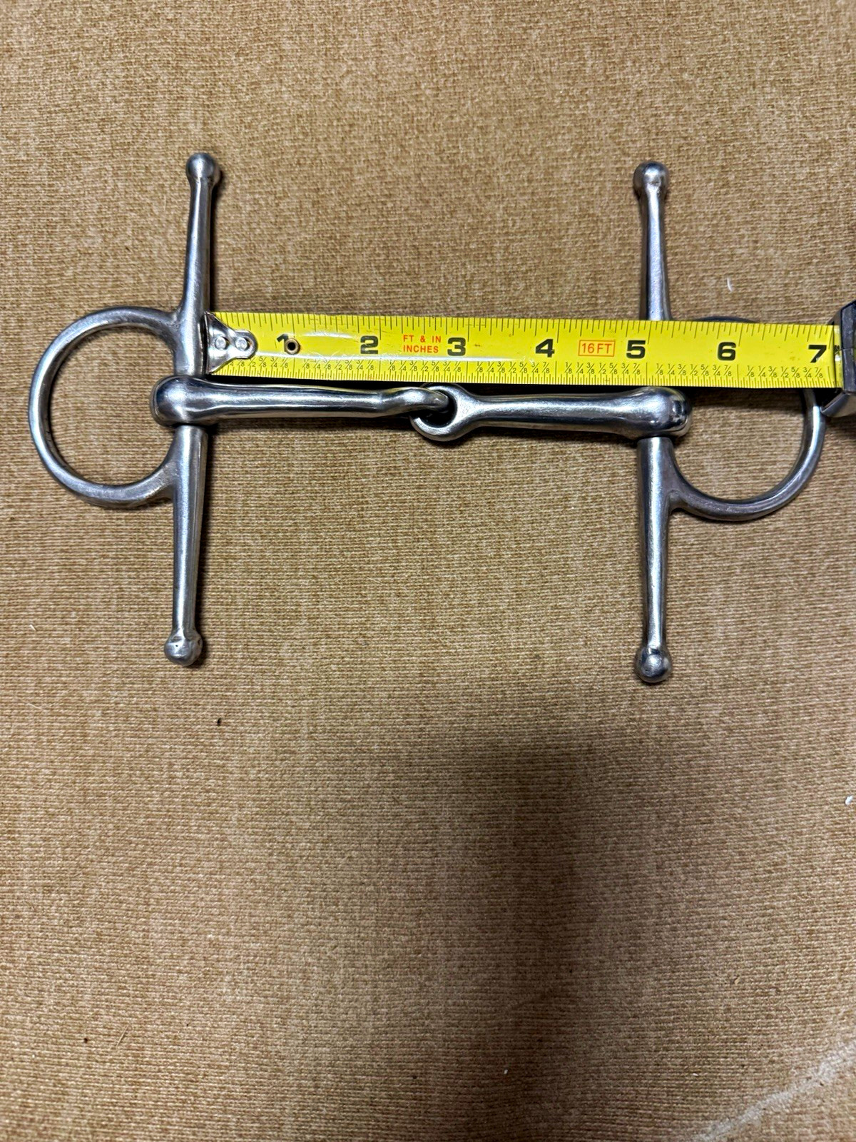 English bit Full Cheek Snaffle Horse Bit, Approx. 5 in Mouthpiece