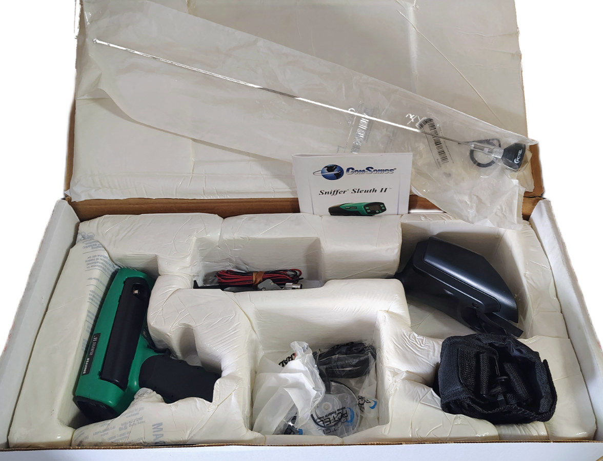 ComSonics Sniffer Sleuth II 101400-001 Leakage Detector  New w Cradle KIT